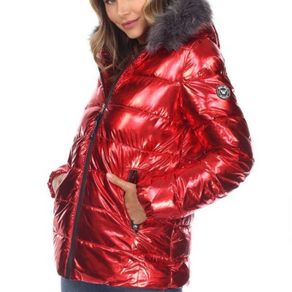 💃Metallic Puffer Coat💃